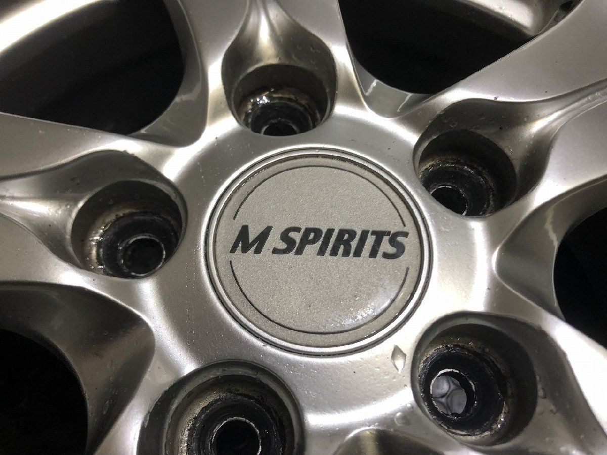 三菱 M SPIRITS 純正ホイール 15インチ 4本 5.5J5HPCD114.3+45 パジェロミニ等　(VHA546) 三菱 M SPIRITS 純正ホイール 15インチ 4本 5.5J5HPCD114.3+45