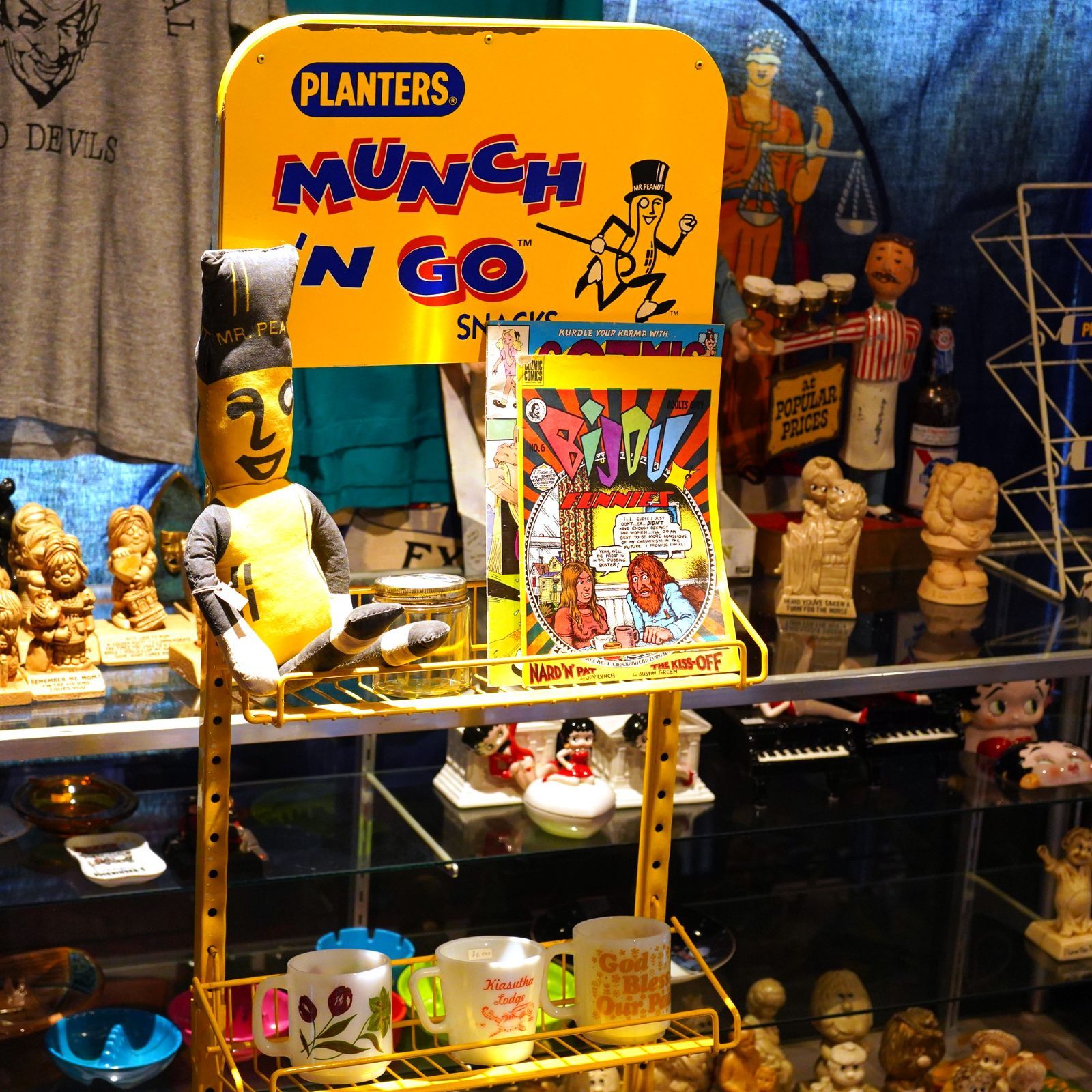 1980～90's Mr.Peanut ディスプレイラック ヴィンテージ ビンテージ