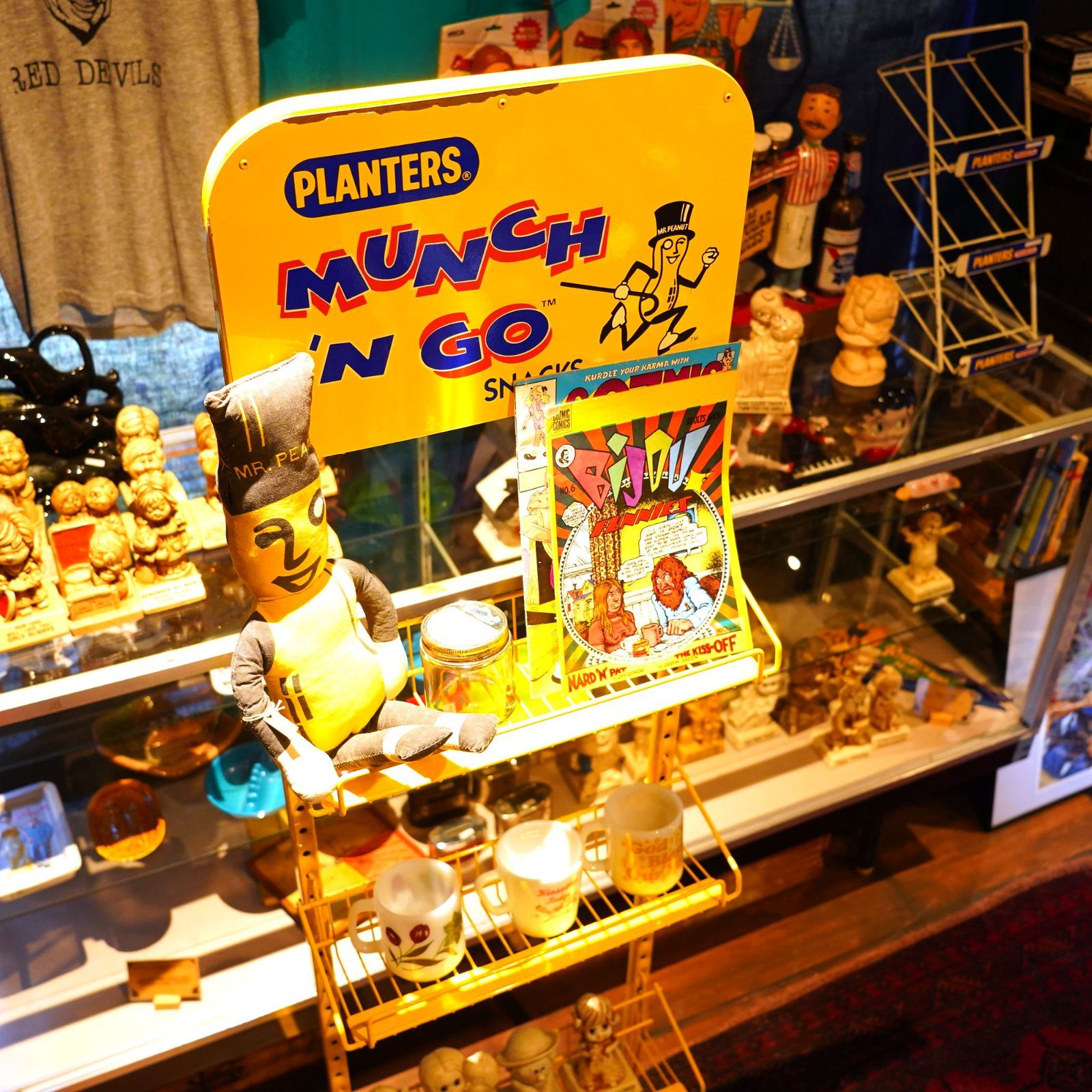 1980～90's Mr.Peanut ディスプレイラック ヴィンテージ ビンテージ