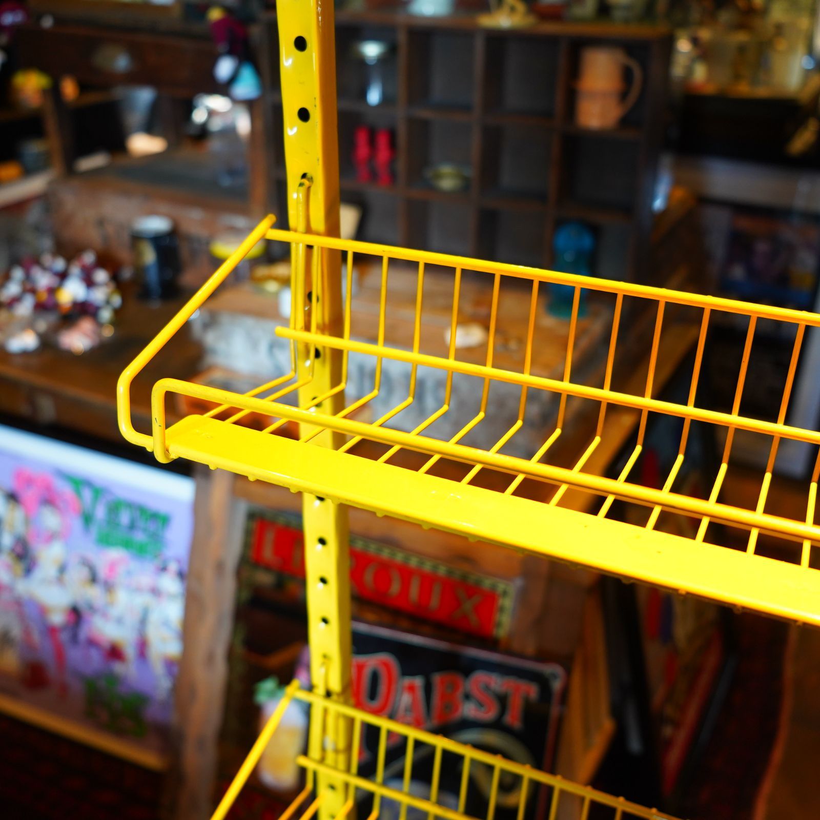 アンティーク ワイヤー ディスプレイ ラック スタンド飾り棚Mr.PEANUTS