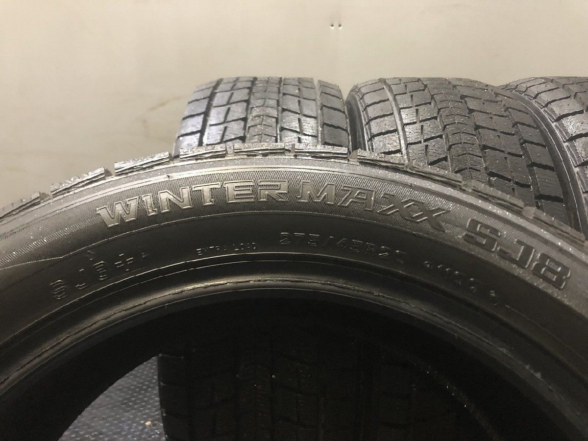 未走行に近い】DUNLOP WINTER MAXX SJ8+ 275/45R20 20インチ 