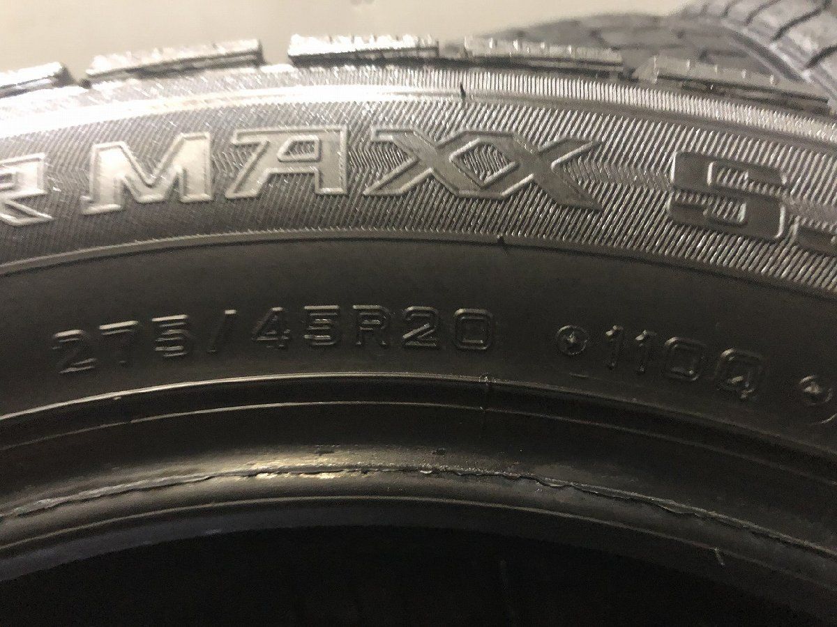 未走行に近い】DUNLOP WINTER MAXX SJ8+ 275/45R20 20インチ 