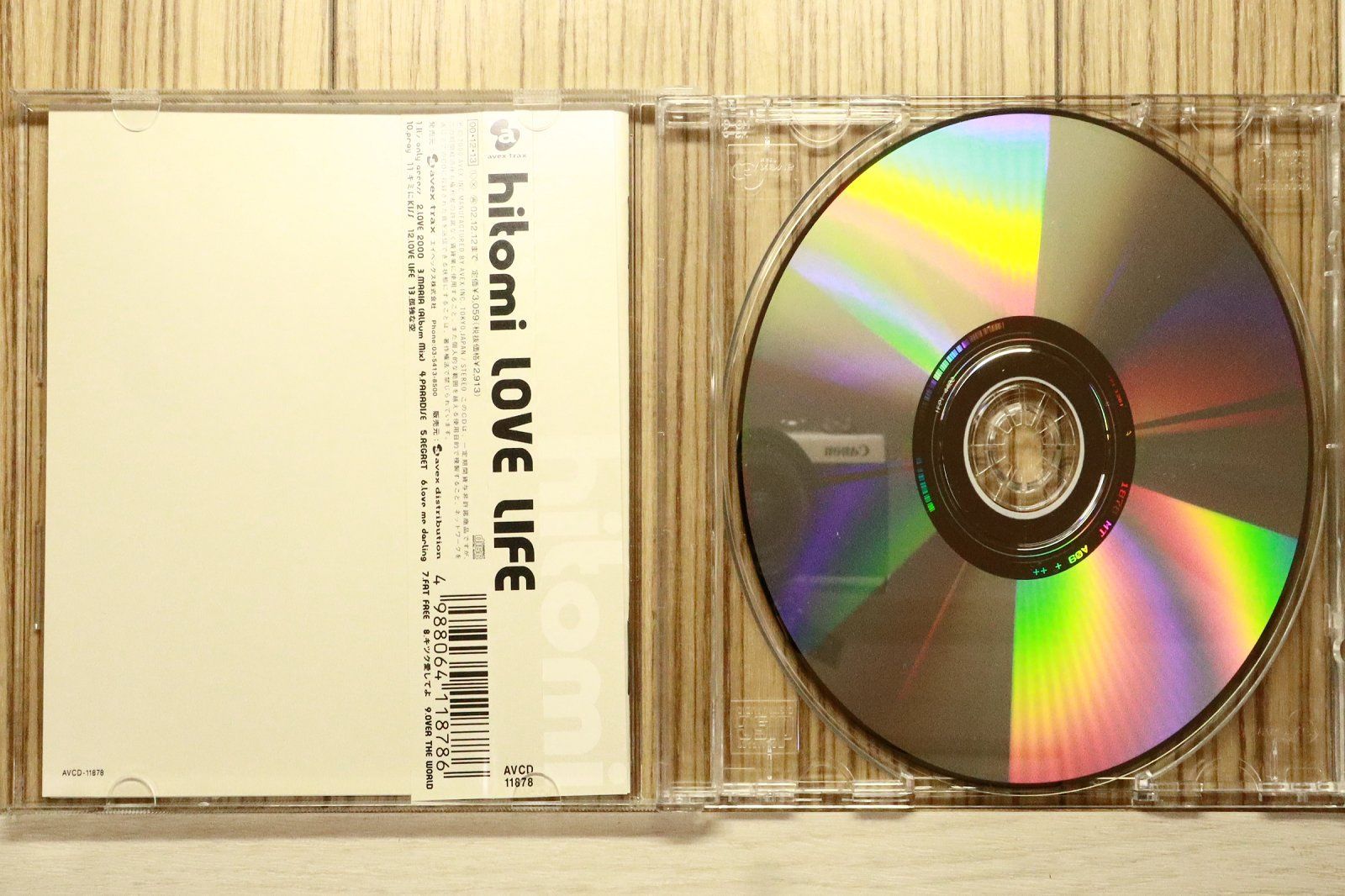 国内盤CD☆ヒトミ/hitomi□ LOVE LIFE 【AVCD11878/4988064118786