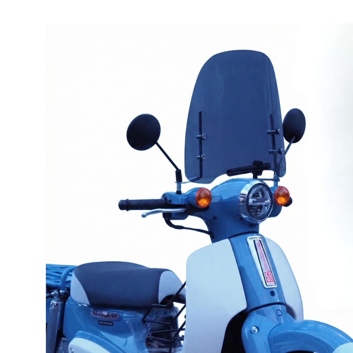 HONDA スーパーカブ50 C50 原付汎用ウインドスクリーン 風防 クリア 