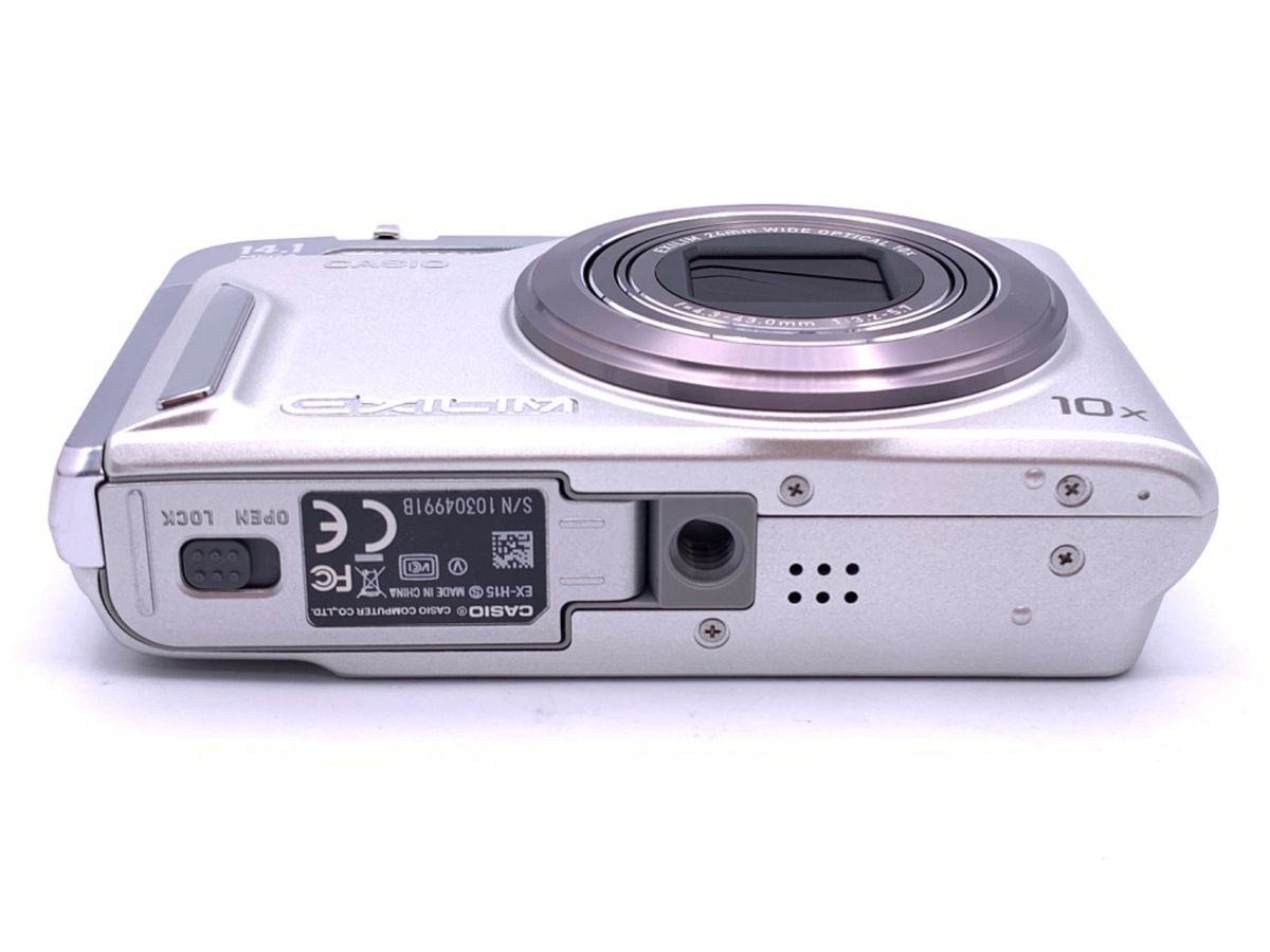 中古】 【良品】 カシオ EXILIM EX-H15 シルバー - メルカリ