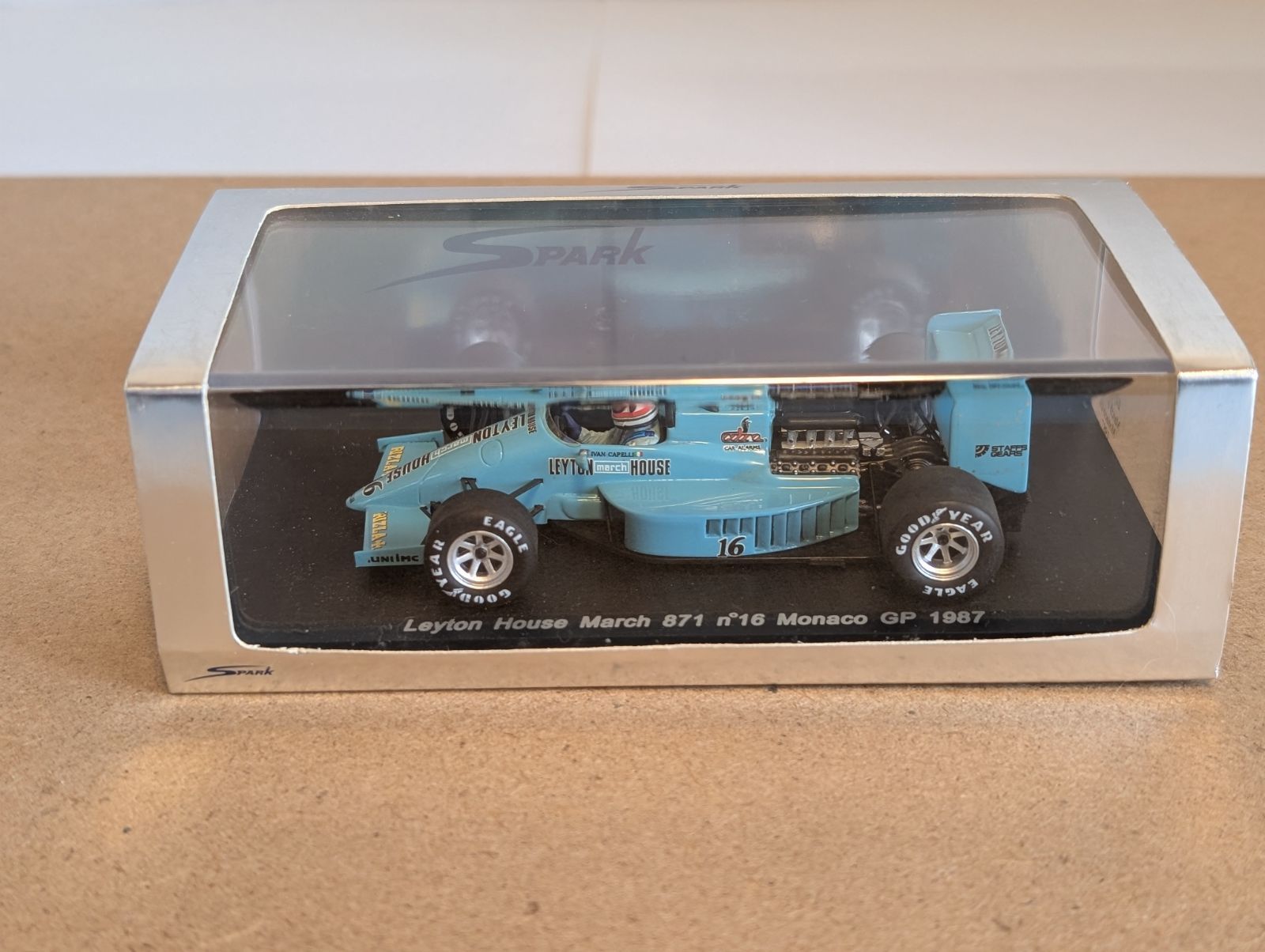 未開封スパーク1/43レイトンハウス マーチ871モナコGPイワンカペリ