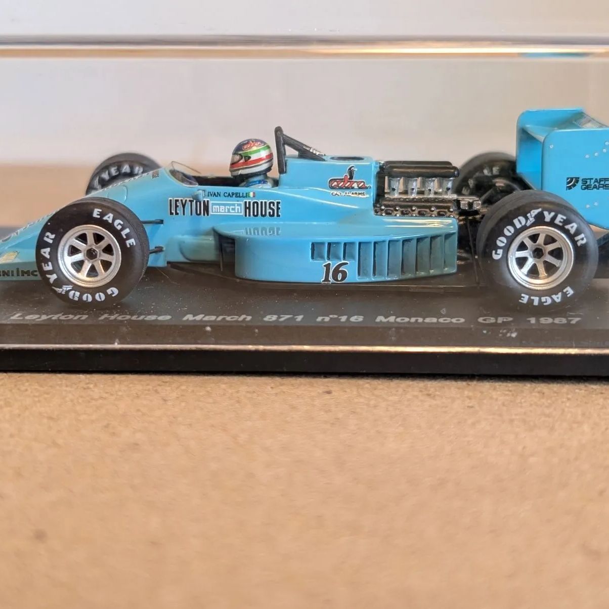 未開封スパーク1/43レイトンハウス マーチ871モナコGPイワンカペリ