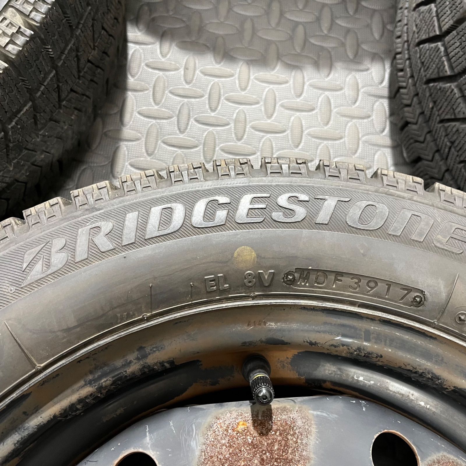 17/20年製 155/65R14 ブリヂストン ブリザックVRX ダイハツ タント 