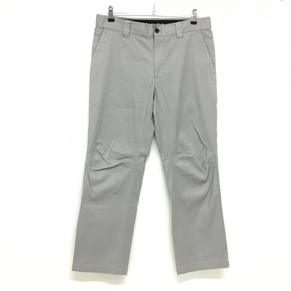 美品】バーバリーゴルフ パンツ ライトグレー 無地 メンズ 88 ゴルフ