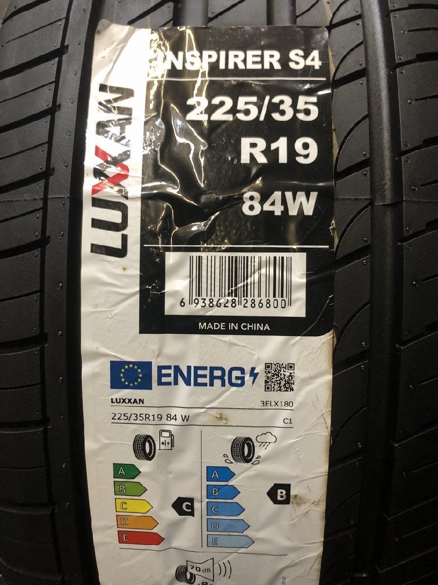 新品】24年製 LUXXAN INSPIRER S4 225/35R19 84W 19インチ 夏タイヤ 2 