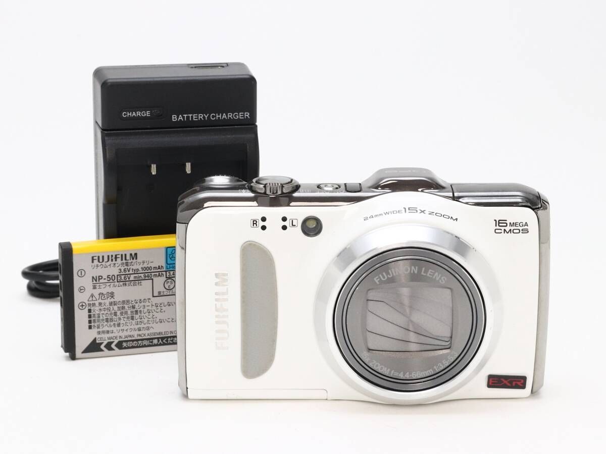 C+ (実用品) FUJIFILM 富士フイルム FINEPIX F550EXR ホワイト 初期