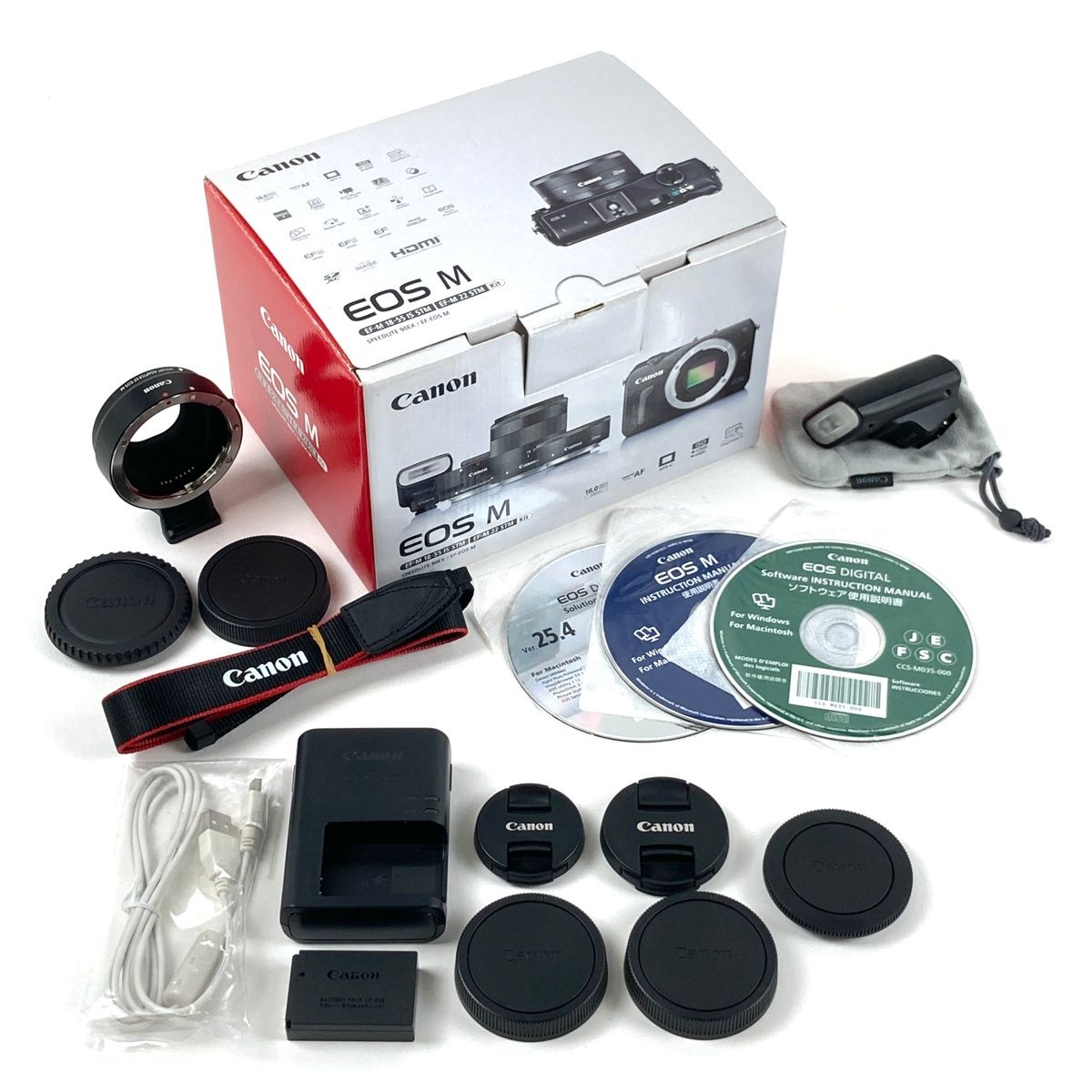 キヤノン Canon EOS M ダブルレンズキット ブラック (マウント