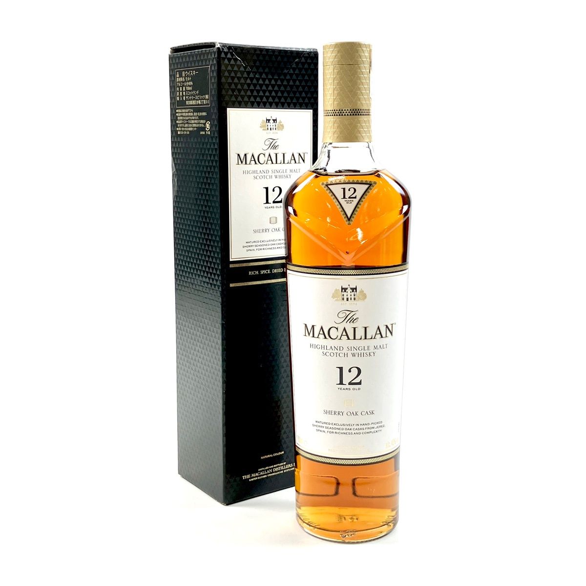 マッカラン MACALLAN 12年 シェリーオークカスク 700ml スコッチ 
