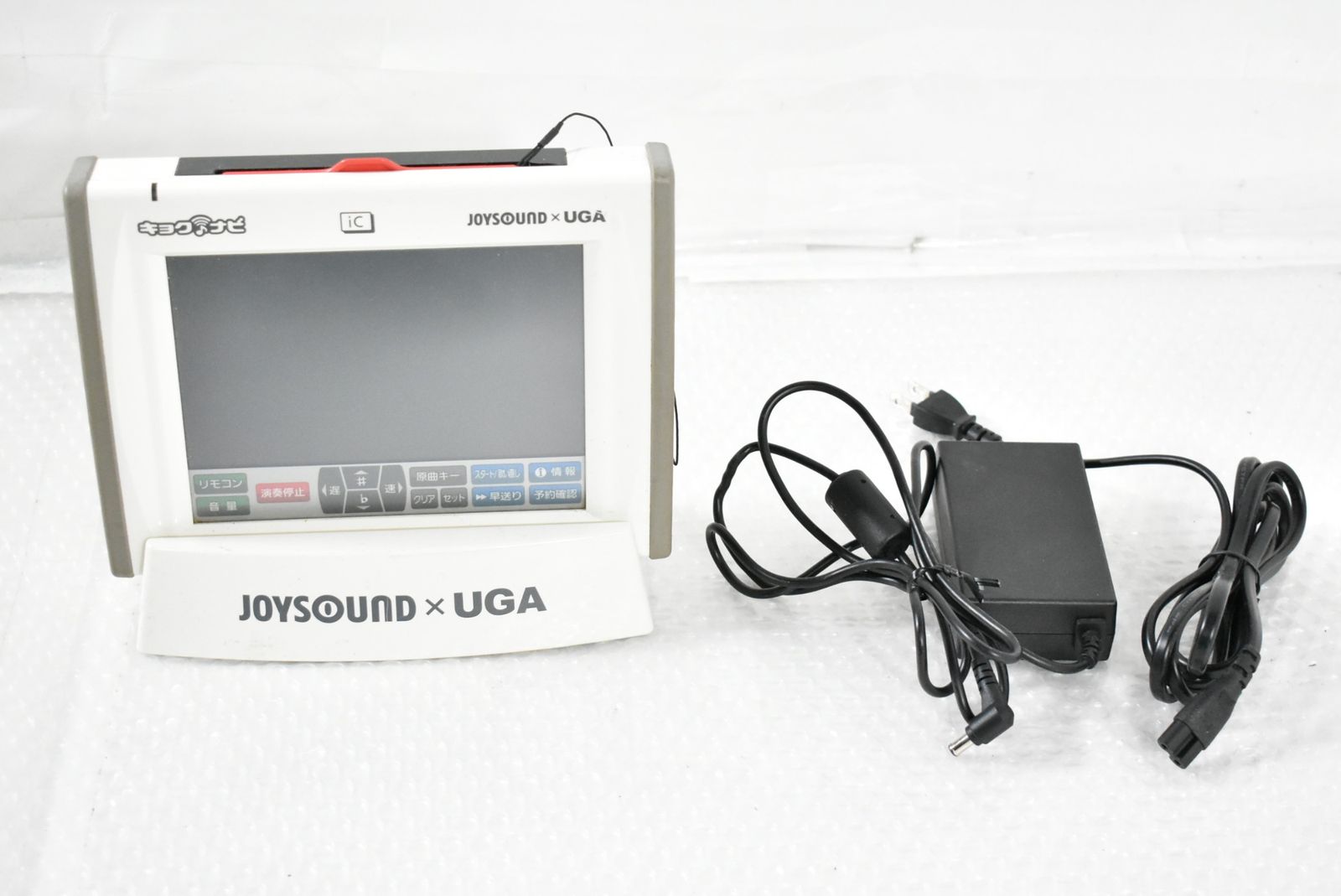 現状品 JOYSOUND キョクナビ JR-300 エクシング 充電台付き カラオケ