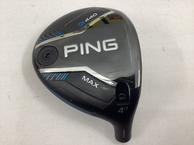 中古】ピン G440 MAX フェアウェイウッド 4W/ヘッド単品 カバー付き