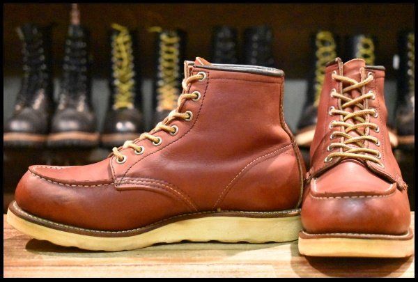 6.5E 良品 犬タグ】レッドウィング 8875 アイリッシュセッター 赤茶