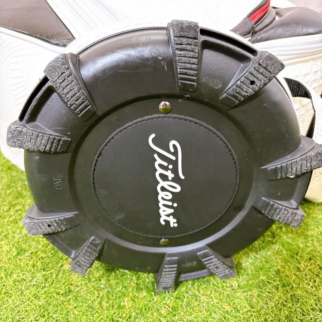  Titleist タイトリスト キャディバッグ 合皮 PUレザー クロコ調 ゴルフクラブ ゴルフバッグ キャディバッグ ゴルフ