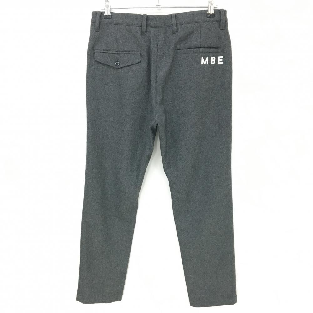 超美品】マスターバニー パンツ グレー×黒 ウール混 裏地付 メンズ 4(M