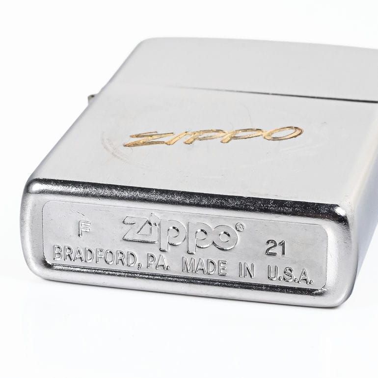 新品 ZIPPO ジッポー ライター ジッポ ZIPPO DESIGN ロゴ刻印 シルバー 