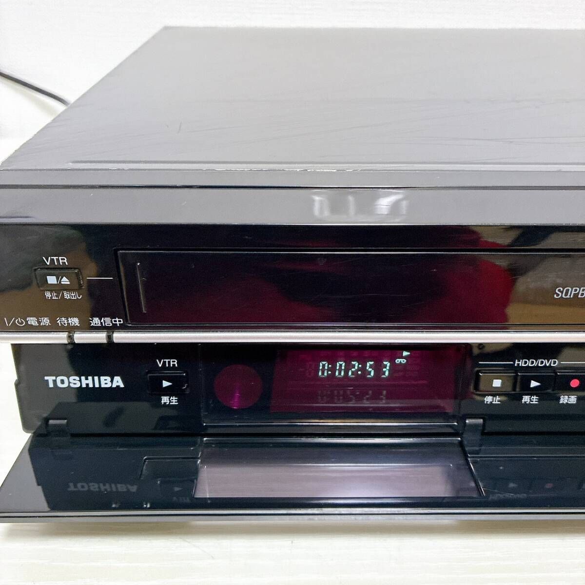 T10044400 【整備品】 TOSHIBA 東芝 トウシバ D-W250K VHS⇔DVD⇔HDD