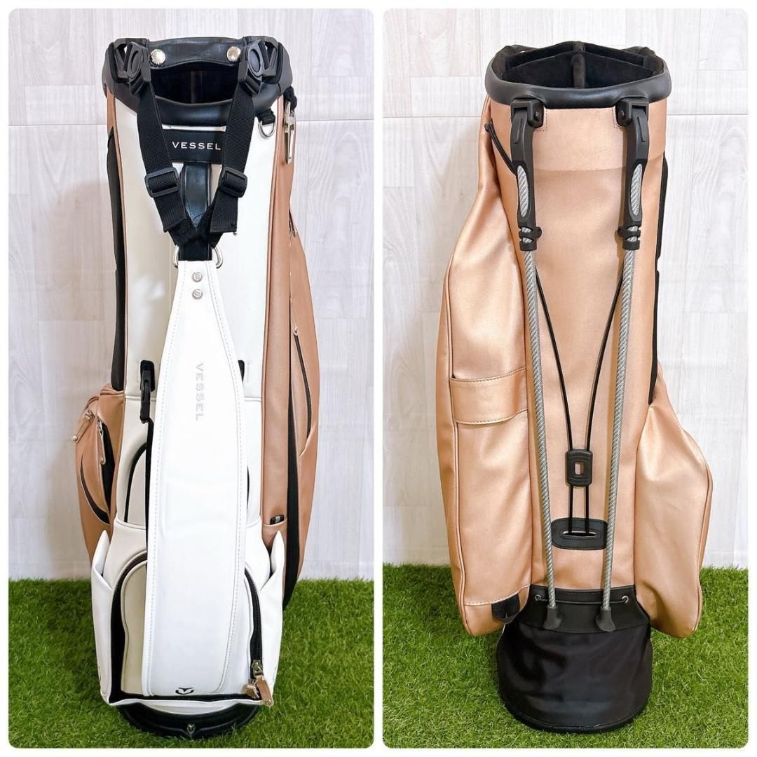 Vessel ベゼル キャディバッグ スタンド式 高級 合皮 希少 3.0 - メルカリ