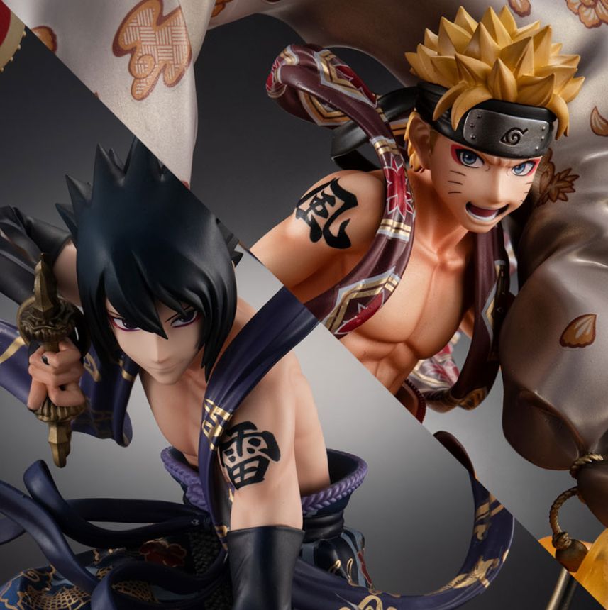 preciousGEMシリーズ うずまきナルト風神&うちはサスケ雷神　セット PreciousG.E.M.シリーズ NARUTO-ナルト- 疾風伝 うずまきナルト風神