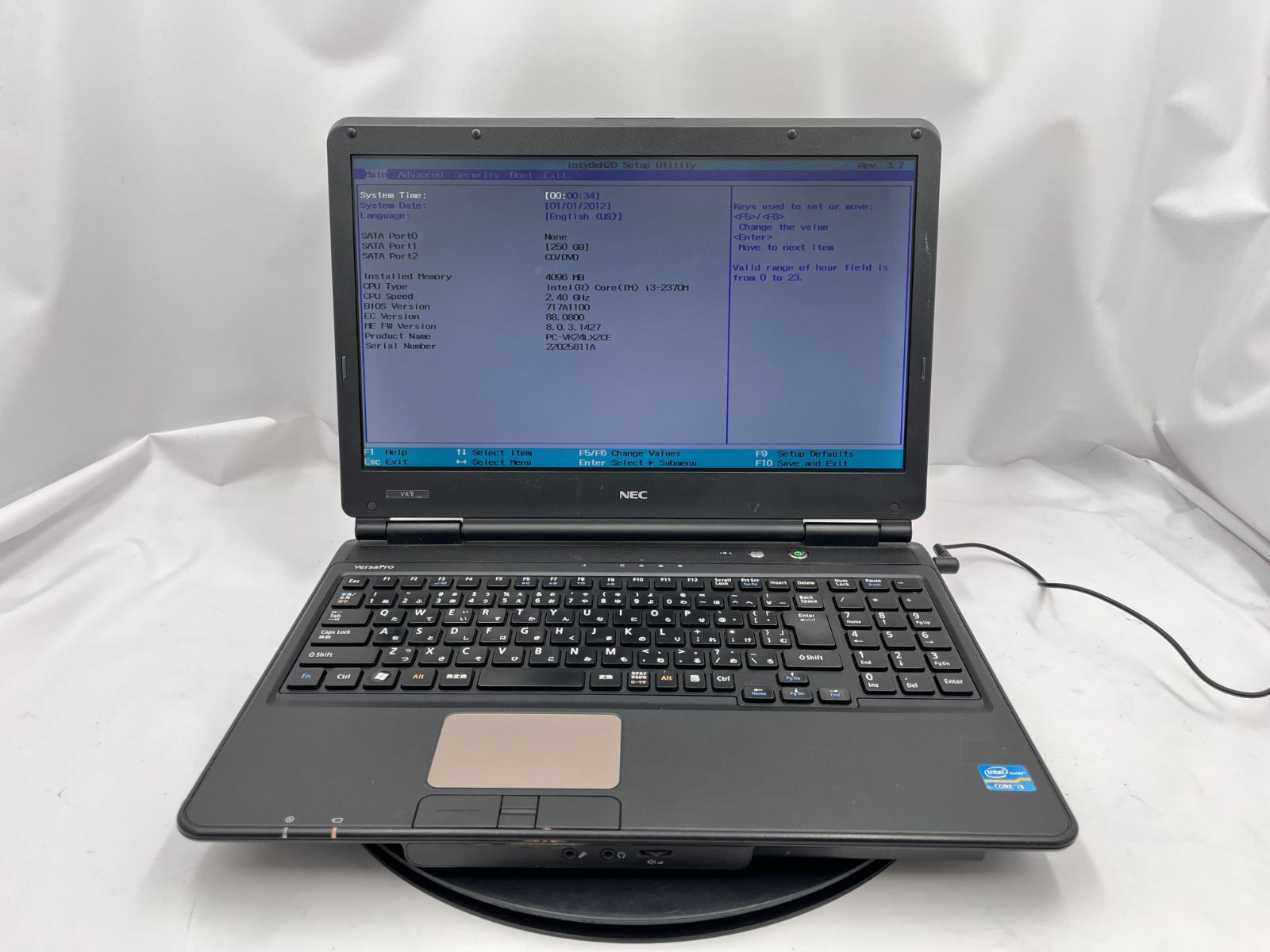 ☆BT×/ジャンク☆NEC VersaPro タイプVX VK24LX-2 [Core i3 2370M 4GB