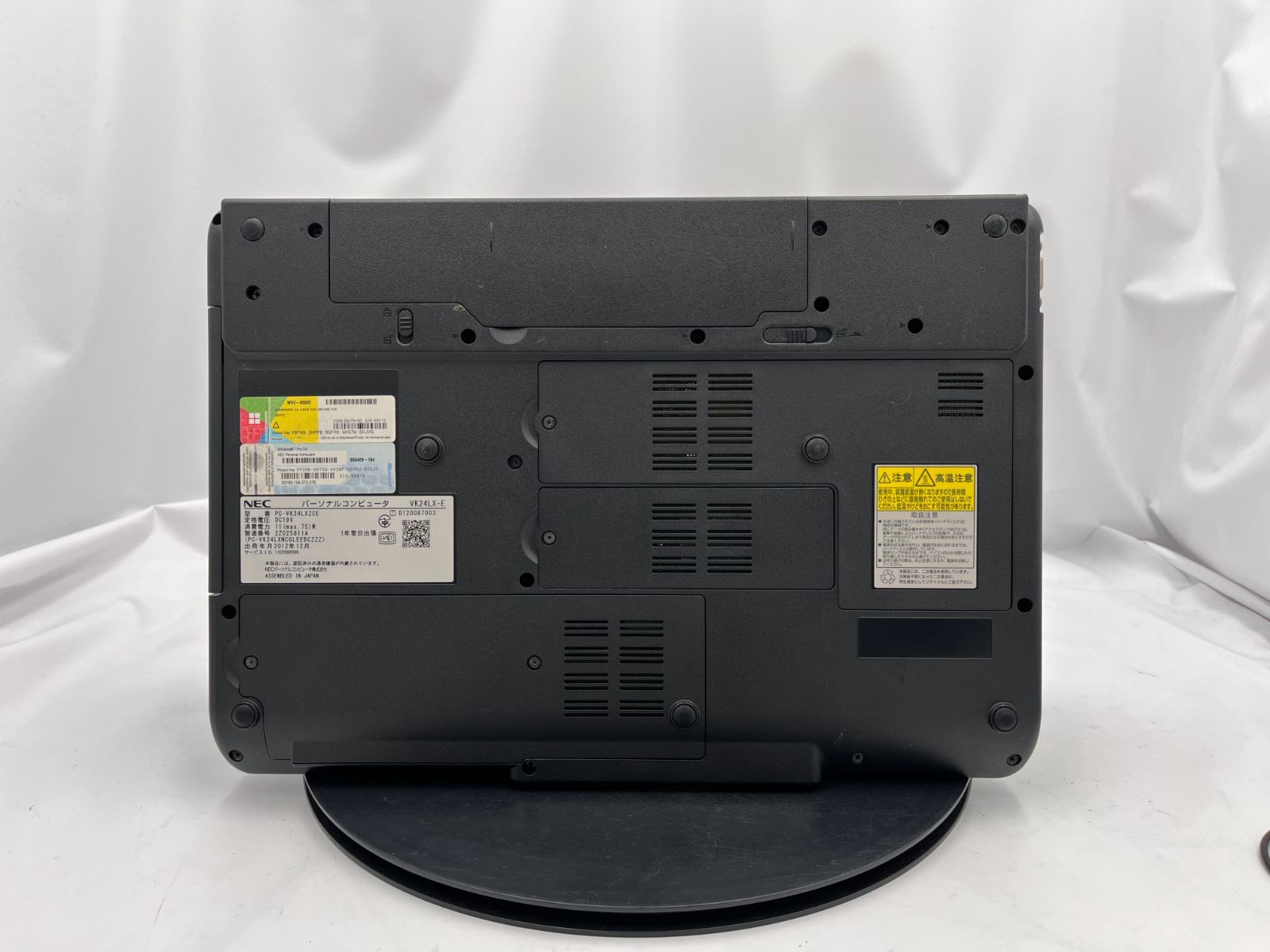 ジャンクパソコン　2台セット ☆BT×/ジャンク☆NEC VersaPro タイプVX VK24LX-2 [Core i3 2370M 4GB