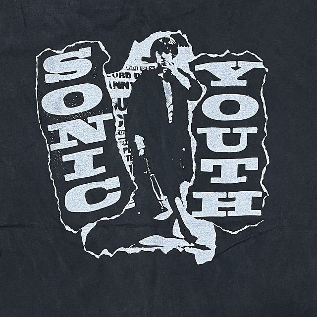 sonic youth / ソニックユース Tシャツ XL 黒 両面プリント - メルカリ