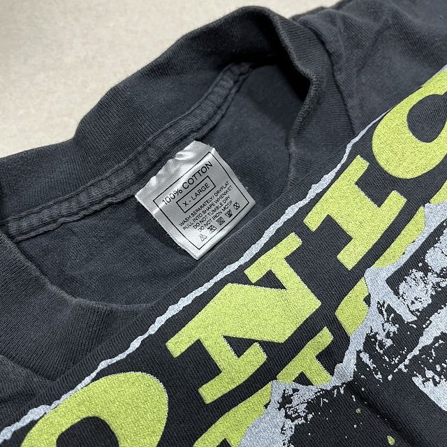 sonic youth / ソニックユース Tシャツ XL 黒 両面プリント - メルカリ
