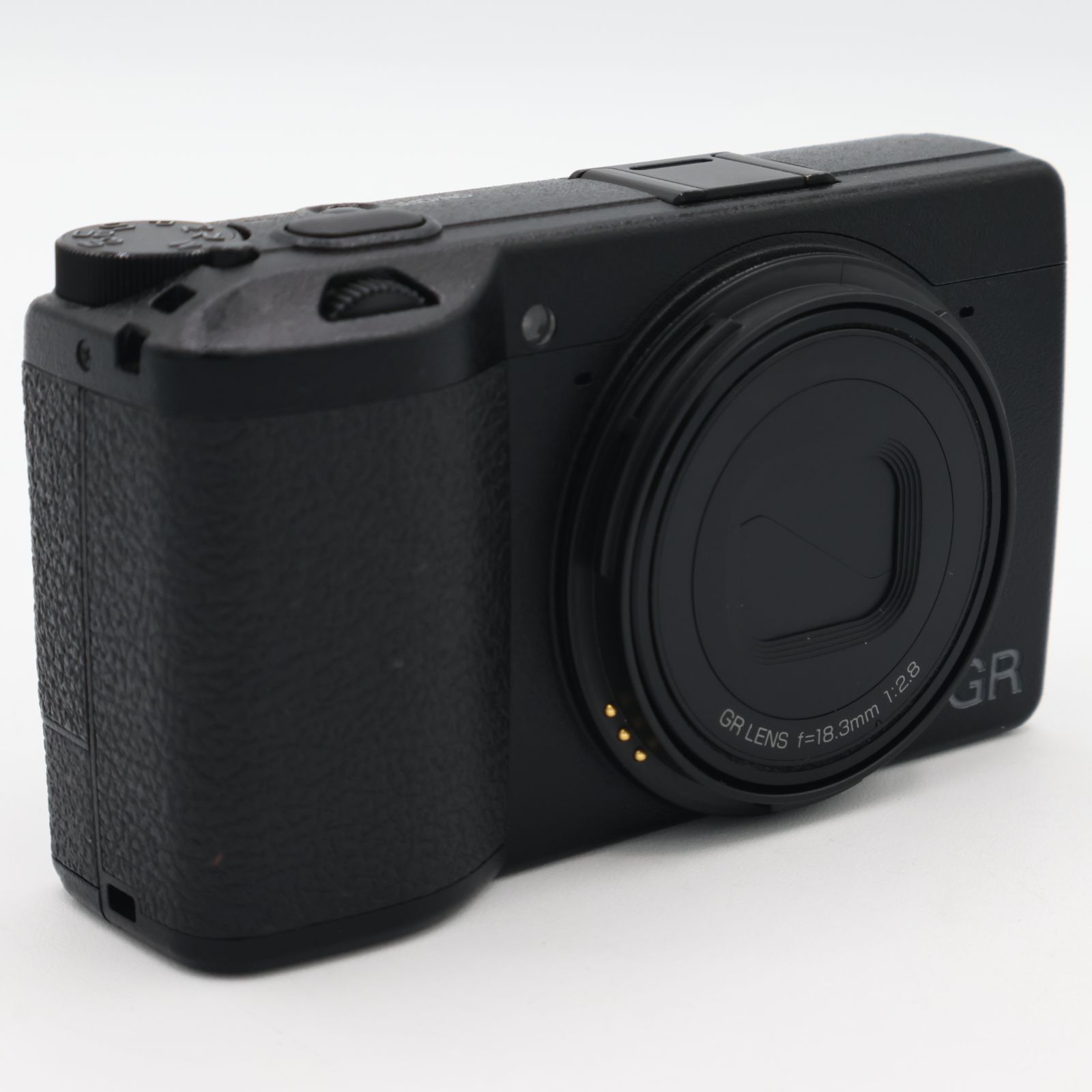 シャッター回数：4672回】【青色リングキャップ付き】RICOH GR III