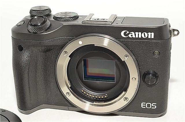 良品】 Canon キヤノン EOS M6 ボディー ブラック EOSM6BK-BODY ＃8854