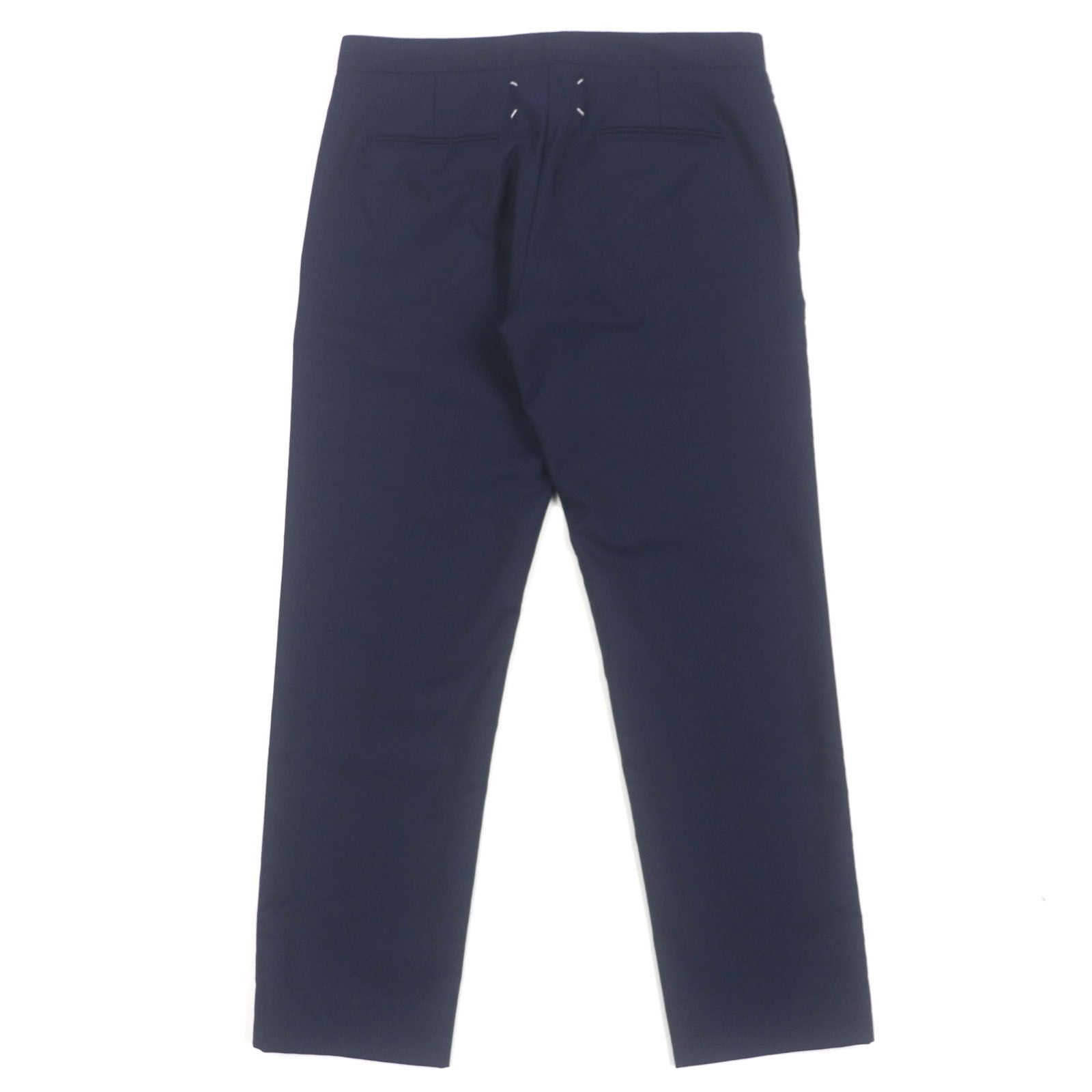 maison margiela サマーウールスラックス 48 ネイビー 楽天市場