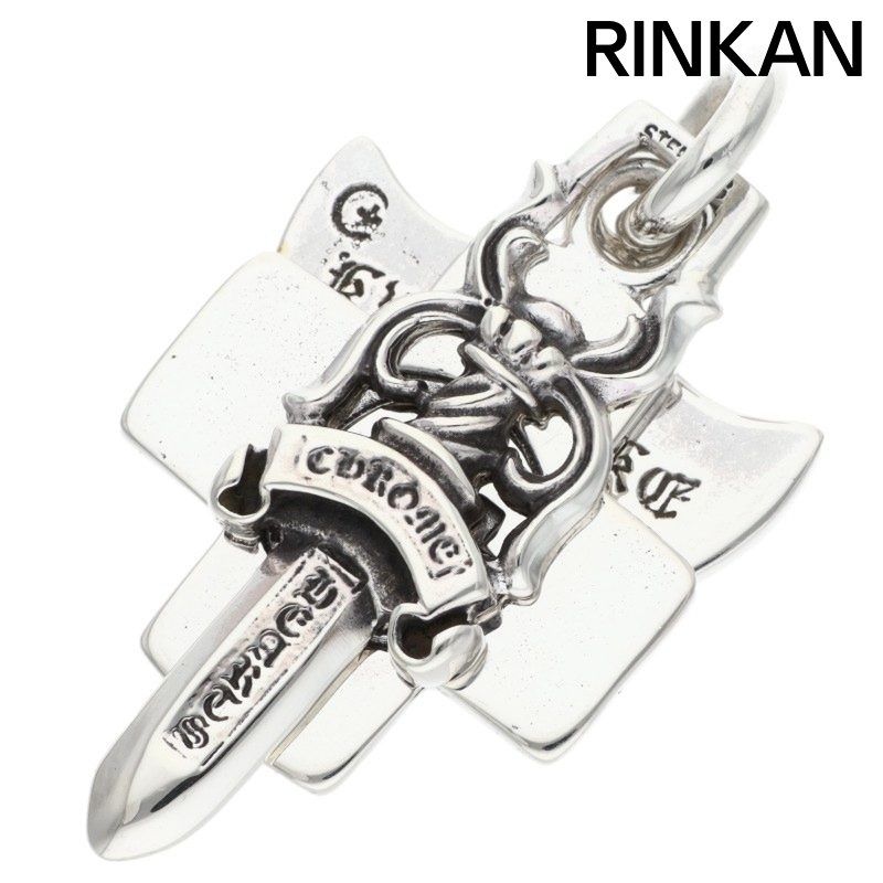 クロムハーツ 氷室京介/3トリンケッツ シルバーネックレストップ