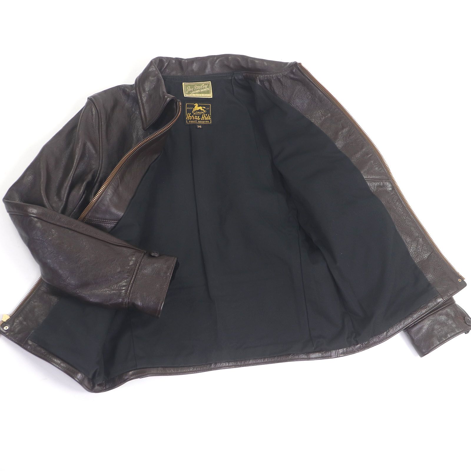 美品□JOE McCOY ジョーマッコイ ホースハイド 30s SPORT JACKET