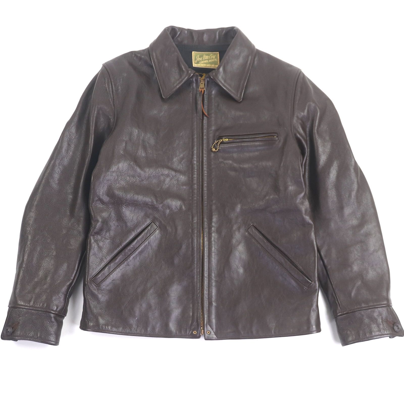 美品□JOE McCOY ジョーマッコイ ホースハイド 30s SPORT JACKET