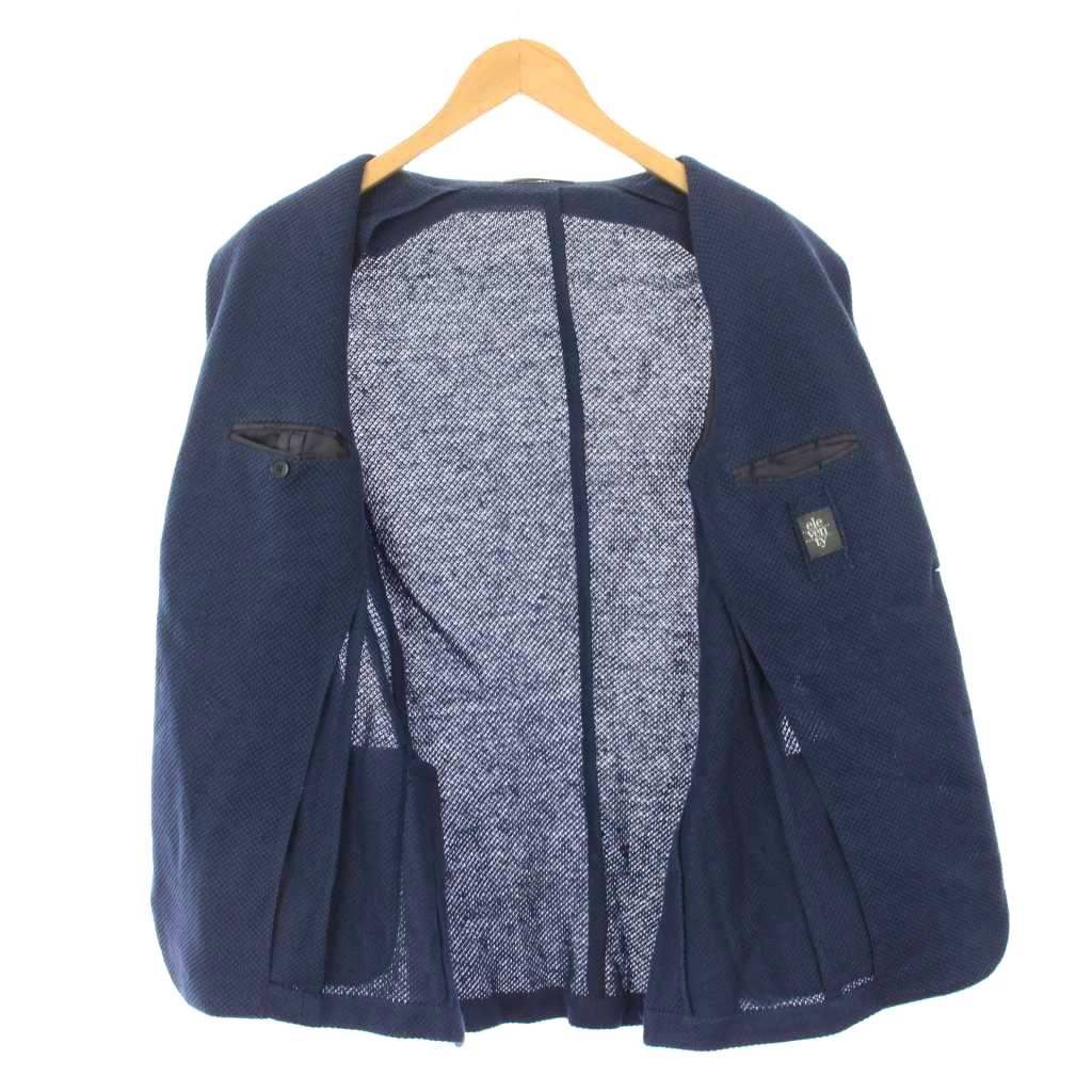 イレブンティ eleventy テーラードジャケット ブレザー シングル 46 紺