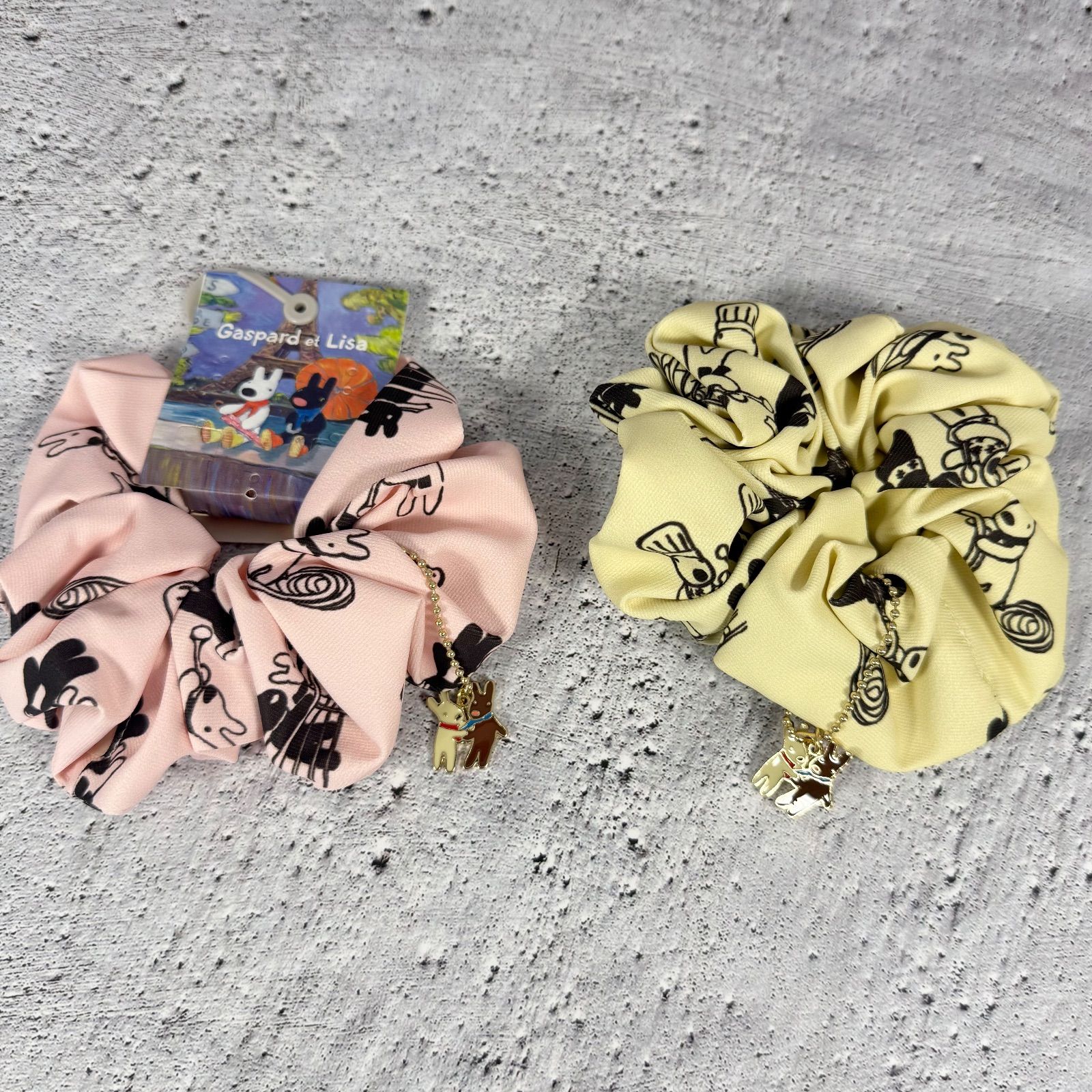 新品未使用 リサとガスパール シュシュ2個セット - メルカリ