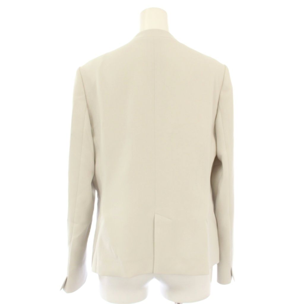 23区 オンワード樫山 23SS ノーカラージャケット 薄手 38 ベージュ /TK