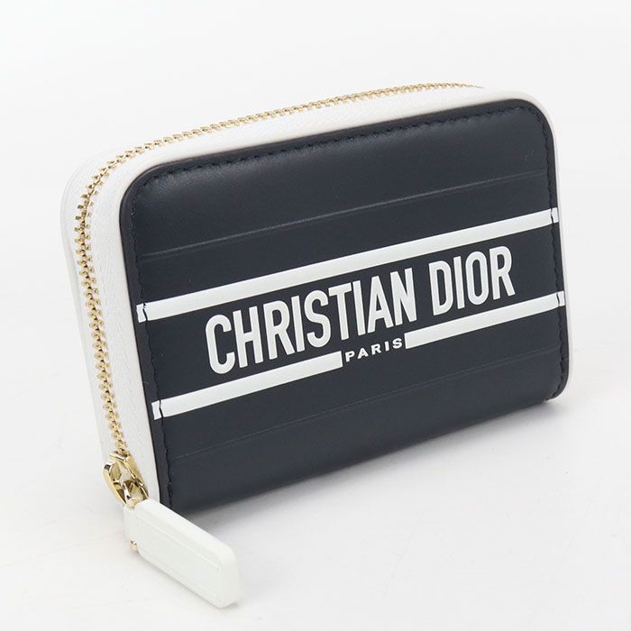 Dior小銭入れ DIOR ディオール コインケース VIBE 小銭入れ レザー【中古