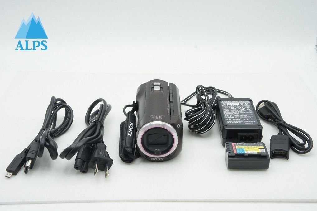 美品 SONY ソニー Handycam HDR-PJ390 デジタルビデオカメラ ボルドー