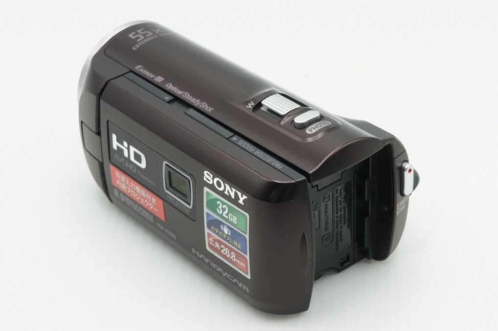 美品 SONY ソニー Handycam HDR-PJ390 デジタルビデオカメラ ボルドー