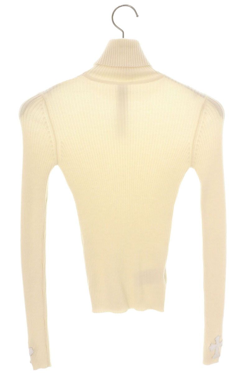 クロムハーツ クロスパッチタートルネックカシミアニット レディース  