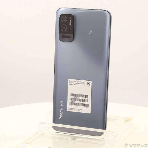 中古品〕 Redmi Note 10T 64GB アジュールブラック REDMINOTE10T／AB
