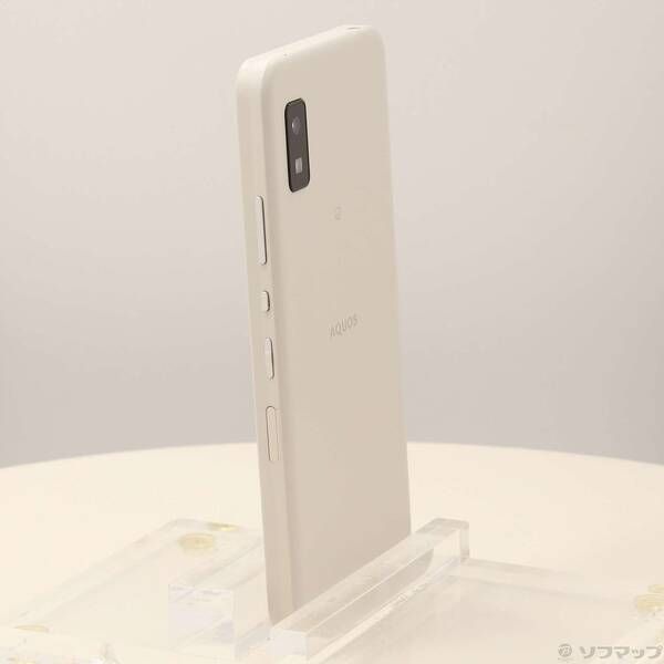 中古品〕 AQUOS wish2 64GB アイボリー A204SH Y!mobile SIMフリー