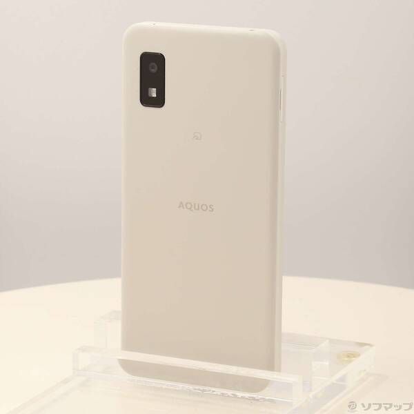 中古品〕 AQUOS wish2 64GB アイボリー A204SH Y!mobile SIMフリー