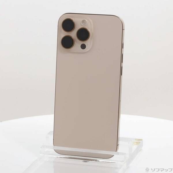 中古品〕 iPhone16 Pro Max 512GB デザートチタニウム MYWN3J／A SIM