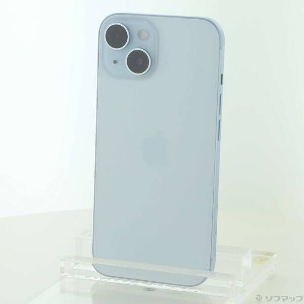 中古品〕 iPhone15 256GB ブルー MTMR3J／A SIMフリー 〔ネットワーク