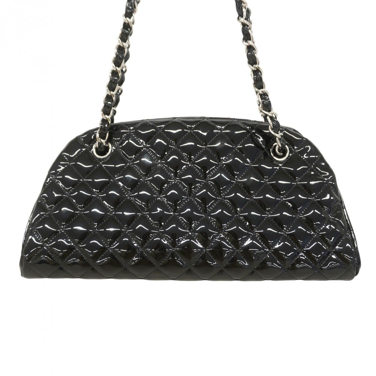 6ab1734-k】シャネル ショルダーバッグ マトラッセ パテントレザー