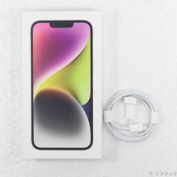 中古品〕 iPhone14 256GB スターライト MPW33J／A SIMフリー